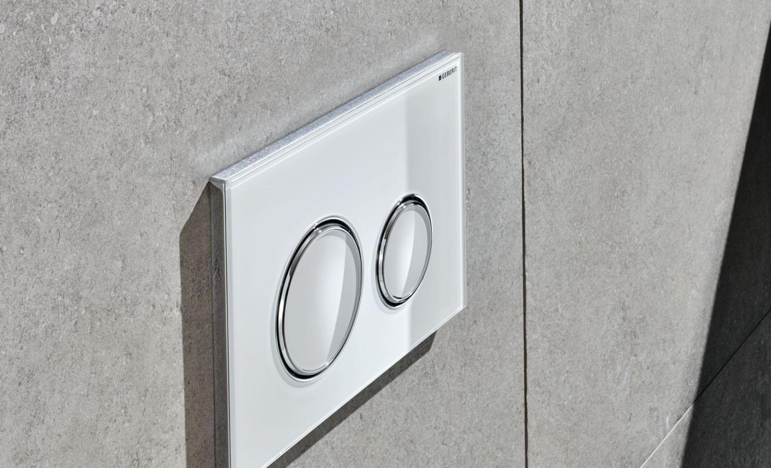 Кнопка смыва - Geberit, Sigma 21, 1.4x24.6x16.4 см, 115.884.SI.1