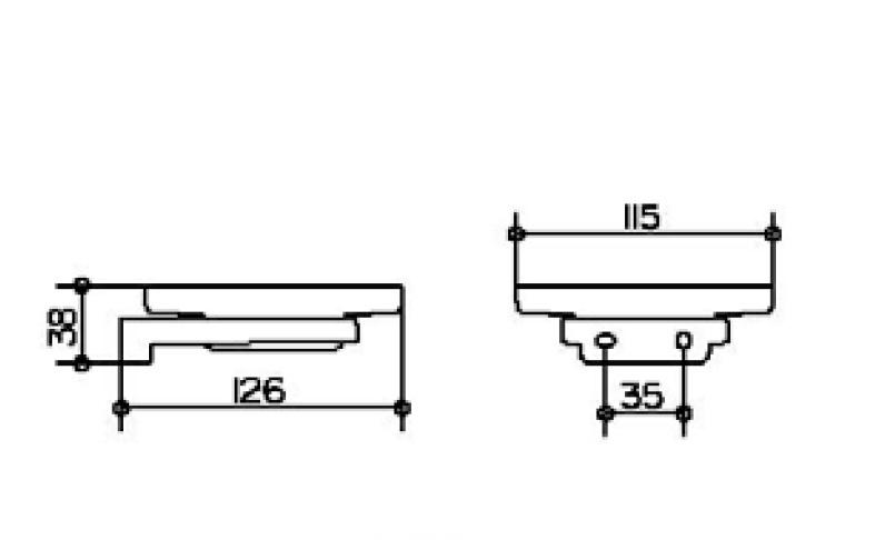 Keuco Industrie, Мыльница, 41455 019000