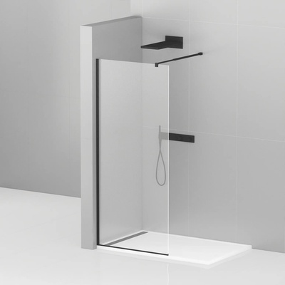 Душевая перегородка - Cezares, Liberta, 70x195 см, L-1-70-C-NERO / LIBERTA-L-1-70-C-NERO