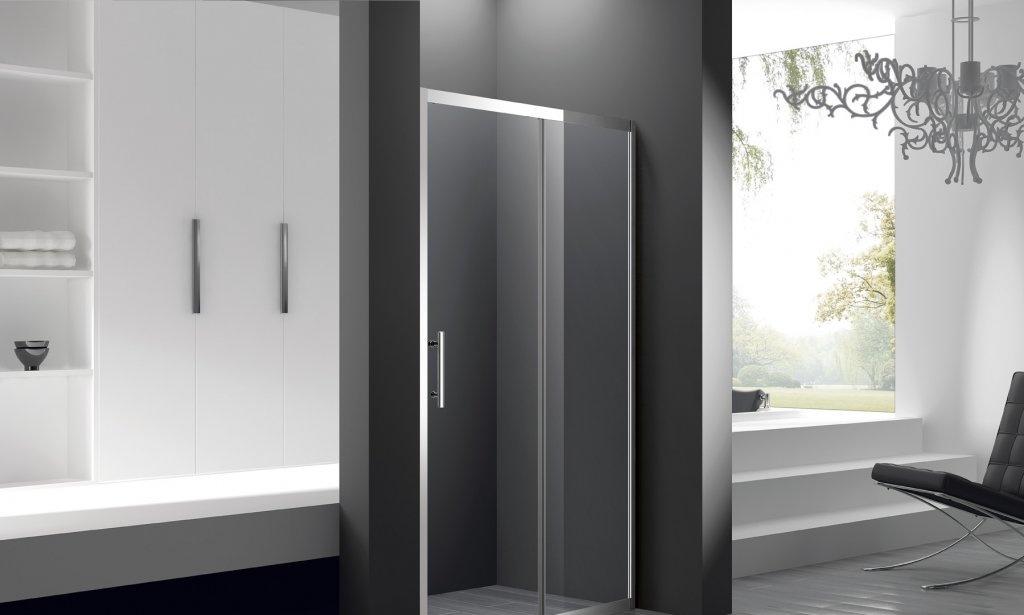 Душевая дверь - Cezares, Lucido, 120x195 см, LUCIDO-BF-1-120-C-Cr / LUCIDO-O-BF-1-120-C-Cr