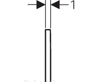 Кнопка смыва - Geberit, Omega 30, 21.2x14.2 см, 115.080.JQ.1