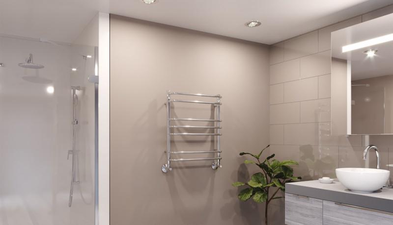 Полотенцесушитель водяной - Lemark, Luna, 13.6x53.2x60 см, LM41607