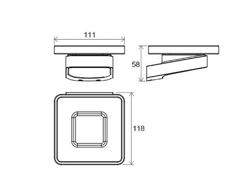 Ravak 10°, Мыльница, X07P556