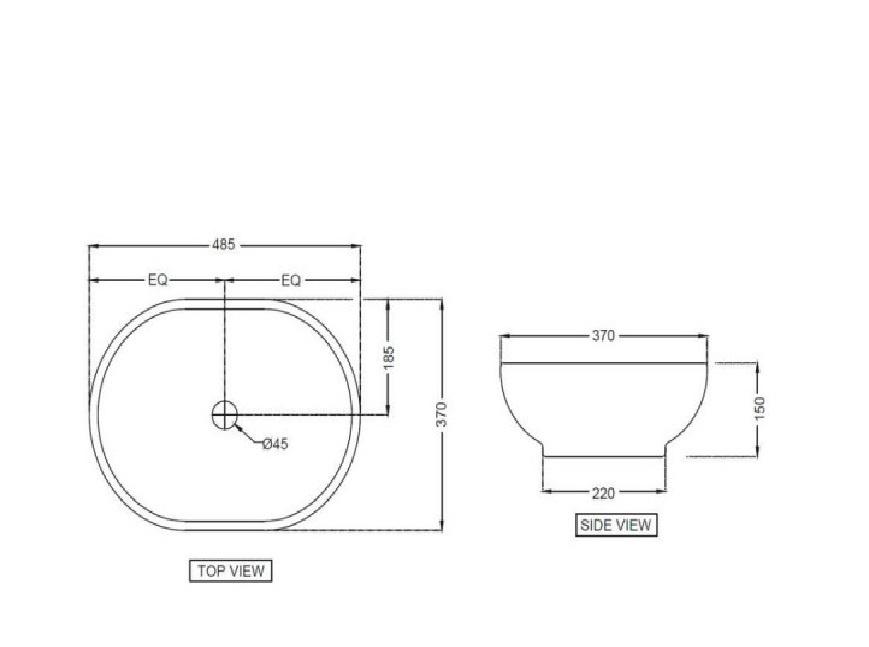 Jaquar Solo, Раковина, SLS-WHT-6901