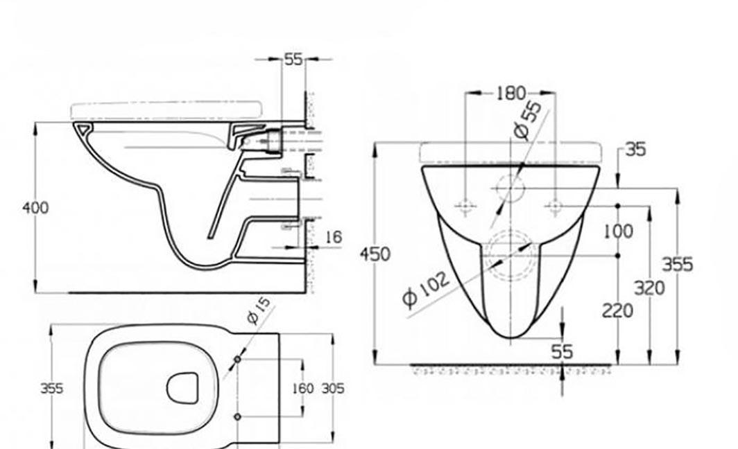 Roca Debba, Унитаз подвесной, 34699L00Y