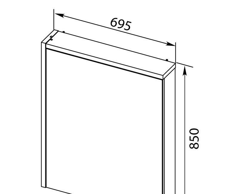 Aquanet Фостер, Зеркало, 00202061