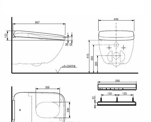 Toto Neorest WX2, Унитаз подвесной, CW928PZY