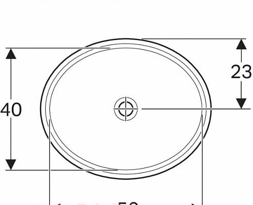 Geberit Variform, Раковина, 500.754.01.2