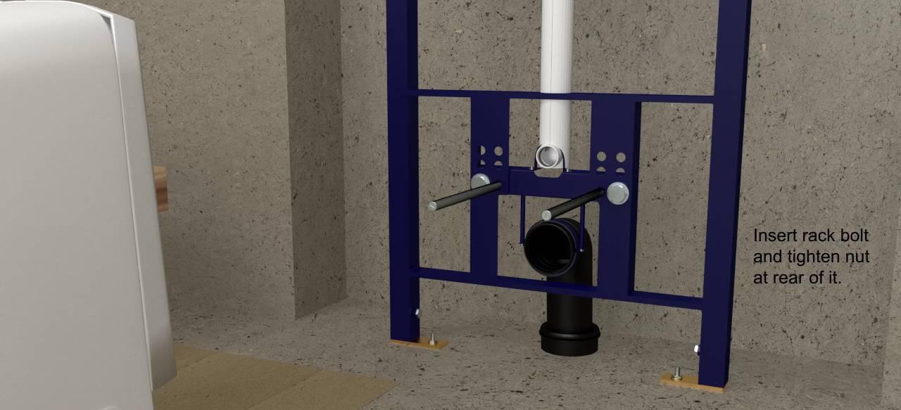 Инсталляция для унитаза - Jaquar, Cistern, 5.7x55.6x107.5 см, JCS-WHT-2400FS