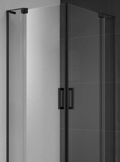 Душевой уголок - Cezares, Slider, 90x90x195 см, SLIDER-A-2-80/90-C-NERO