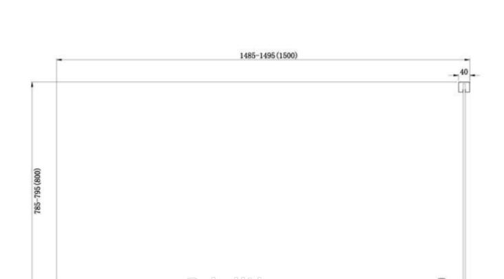 Душевой уголок - Aquanet, Delta, 150x80x200 см, 00183845