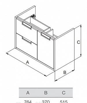 Roca Etna, Тумба для раковины, 7857302806