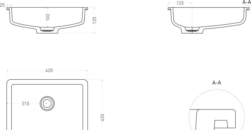 Salini Marea, Раковина, 1802207M