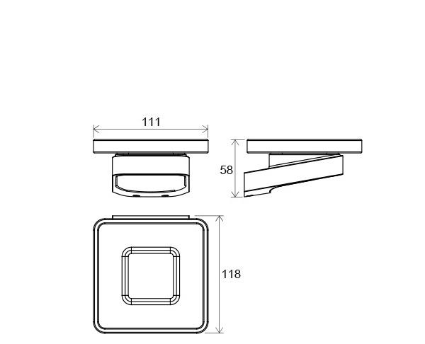 Ravak 10°, Мыльница, X07P354