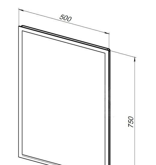 Aquanet Оптима, Зеркало, 00288962 / 288962