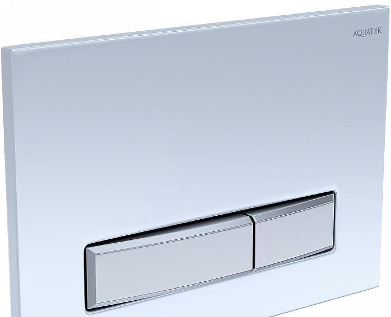 Кнопка смыва - Aquatek, Slim, 0.9x24.5x16.5 см, KDI-0000030