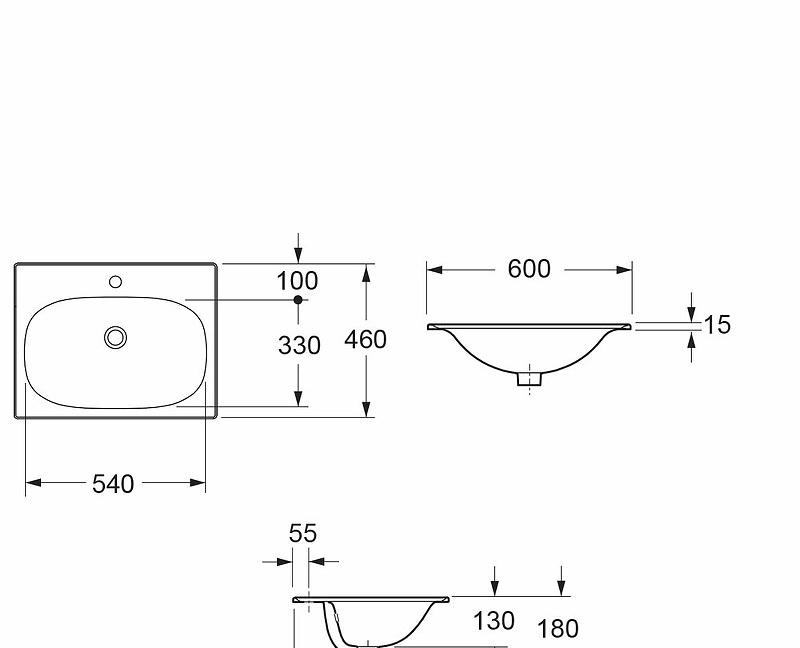 Cezares Molveno, Раковина, CZR-1923-600