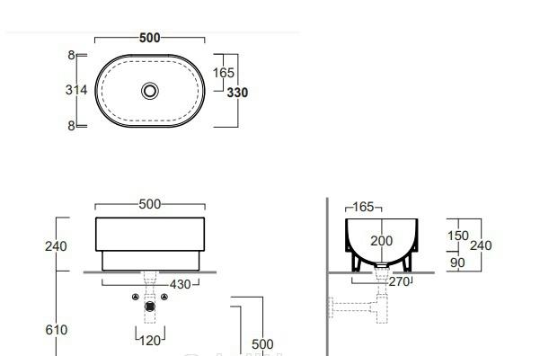 Simas Po-mo, Раковина, PO04bi