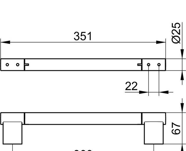 Keuco Plan, Поручень, 14907010000