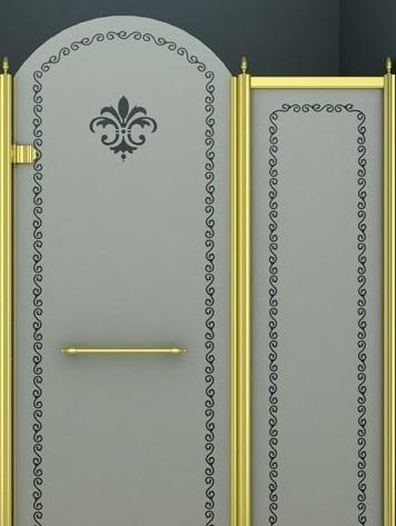 Душевая дверь - Cezares, Retro, 120x195 см, RETRO-B-11-120-PP-G-L / RETRO-A-B-11-120-PP-G-L