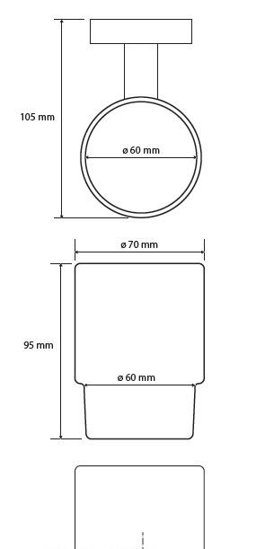 Bemeta White, Стакан, 104110014