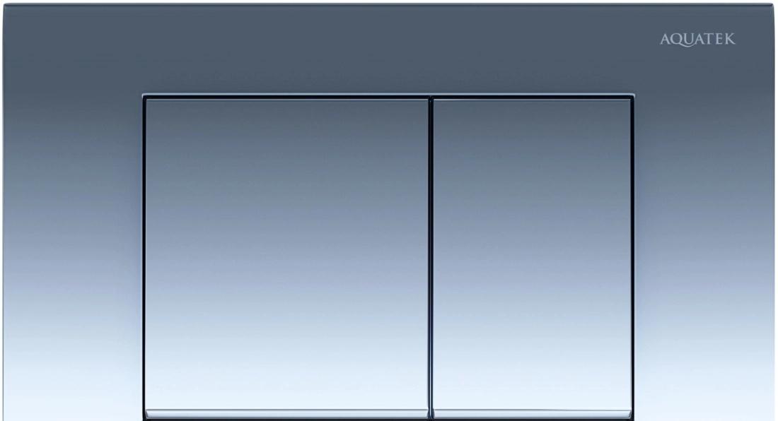 Aquatek Лугано, Унитаз подвесной с инсталляцией и кнопкой, SET AQUATEK ЛУГАНО 4в1