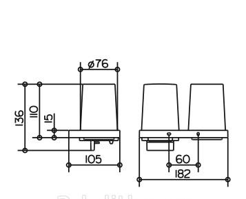 Keuco Edition 11, Стакан, 11153019000