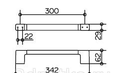 Keuco Moll, Поручень, 12707 010000 / 12707010000