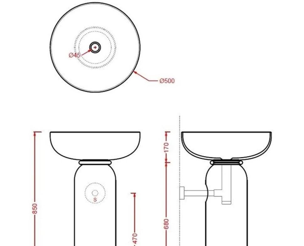 ArtCeram Jolie, Раковина, JOL001 05 00