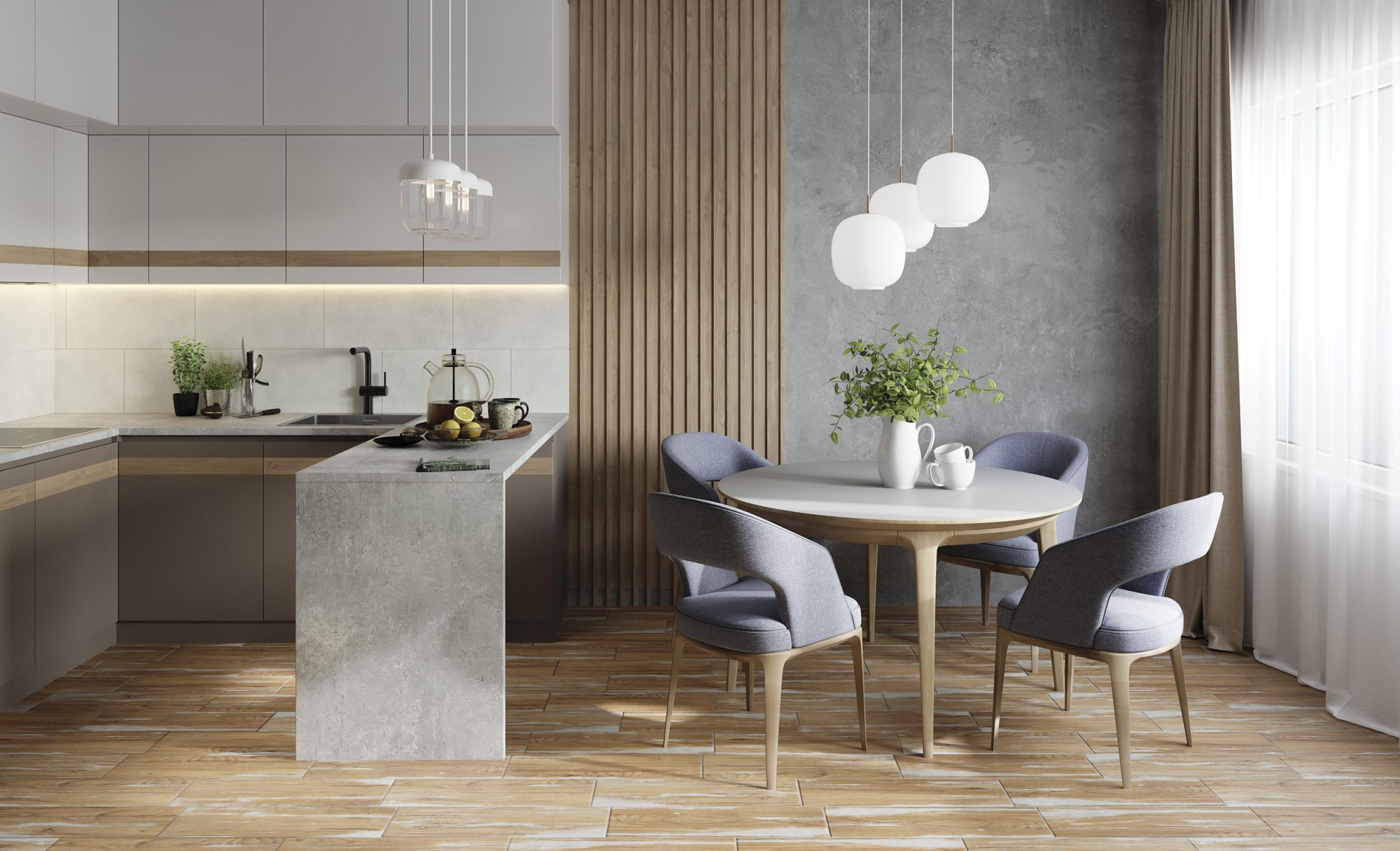 Картинка Cersanit Rockwood, Керамогранит, 18.5x59.8 см