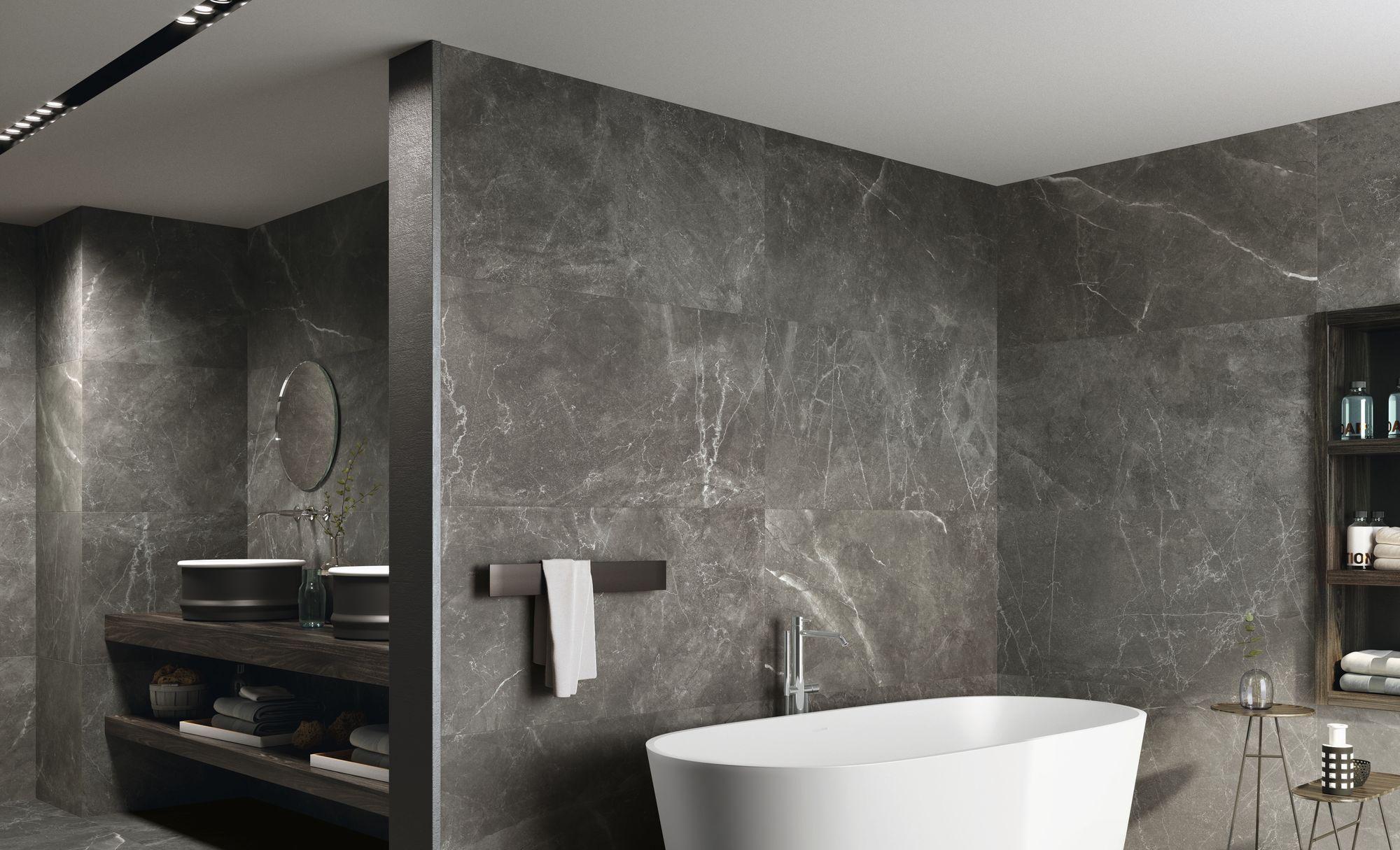 Картинка Atlas Marvel Travertine, Керамогранит, 120x120 см