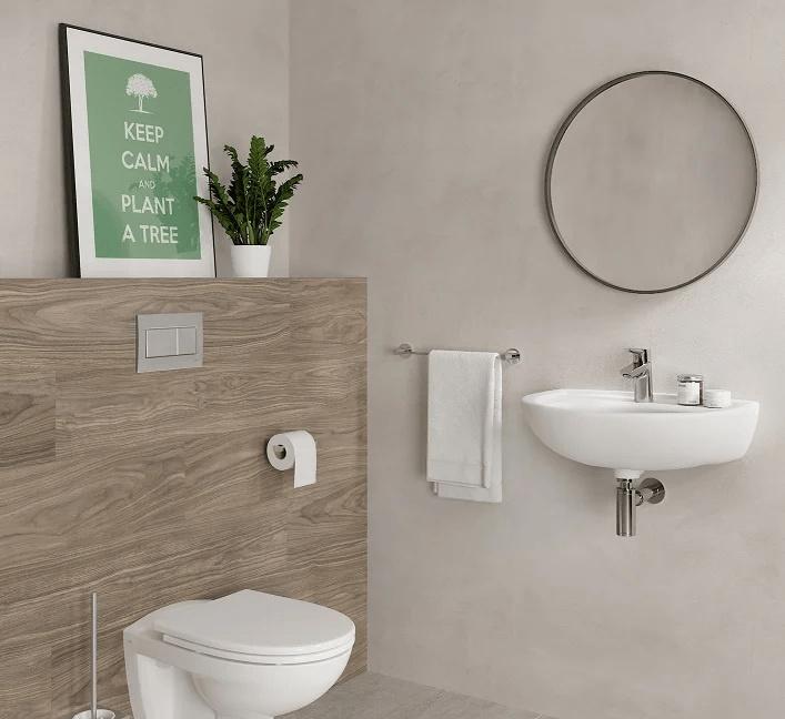 Vitra Normus, Унитаз подвесной с инсталляцией и кнопкой, 9773B003-7206