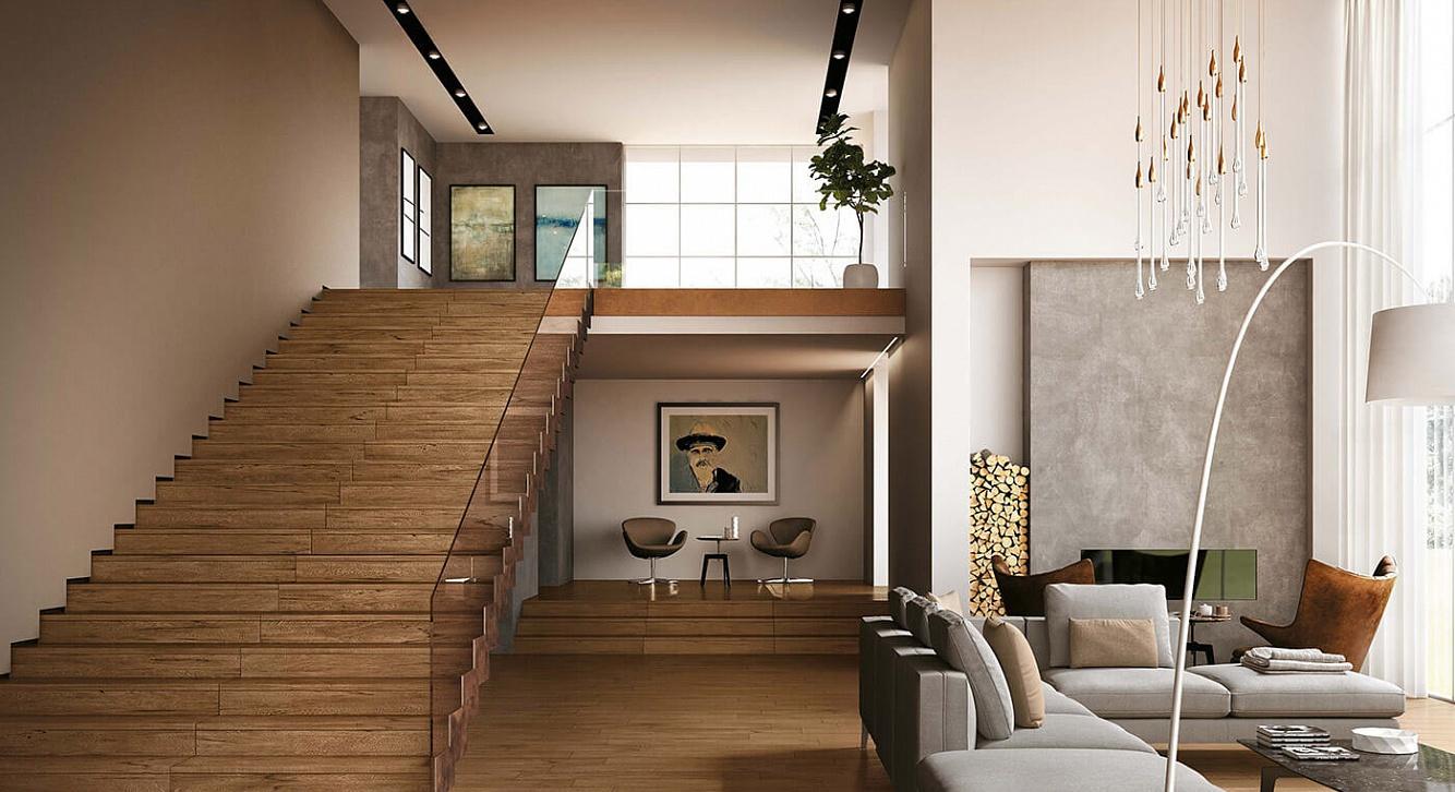 Картинка Atlas Oak Reserve, Ступень, 33x120 см