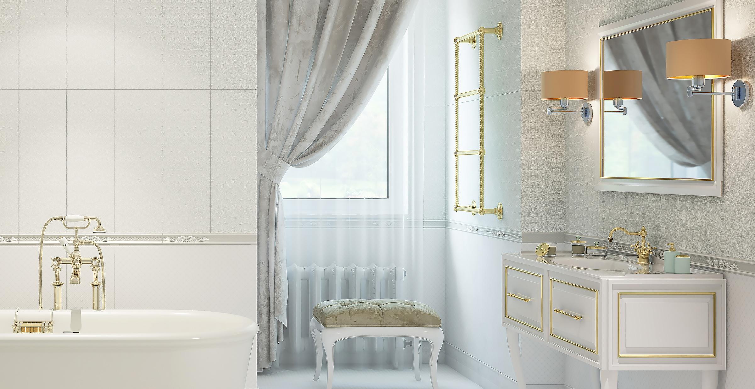 Картинка Delacora Royal, Бордюр, 1.8x25 см