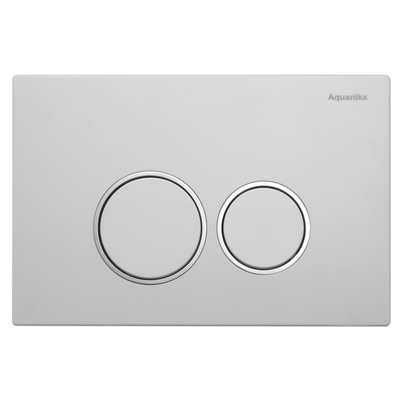 Кнопка смыва - Aquanika, Basic, 1.2x24.4x16.2 см, 01.02.08