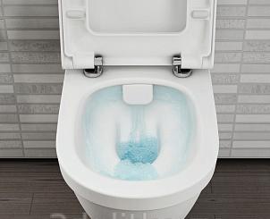 Vitra S50, Унитаз подвесной с инсталляцией и кнопкой, 9003B003-7201