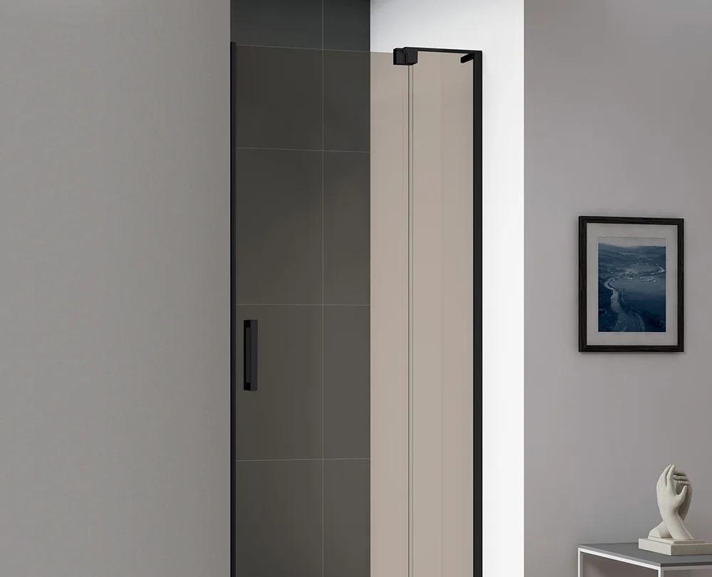 Душевая дверь - Cezares, Slider, 100x195 см, B-1-90/100-BR-NERO / SLIDER-B-1-90/100-BR-NERO