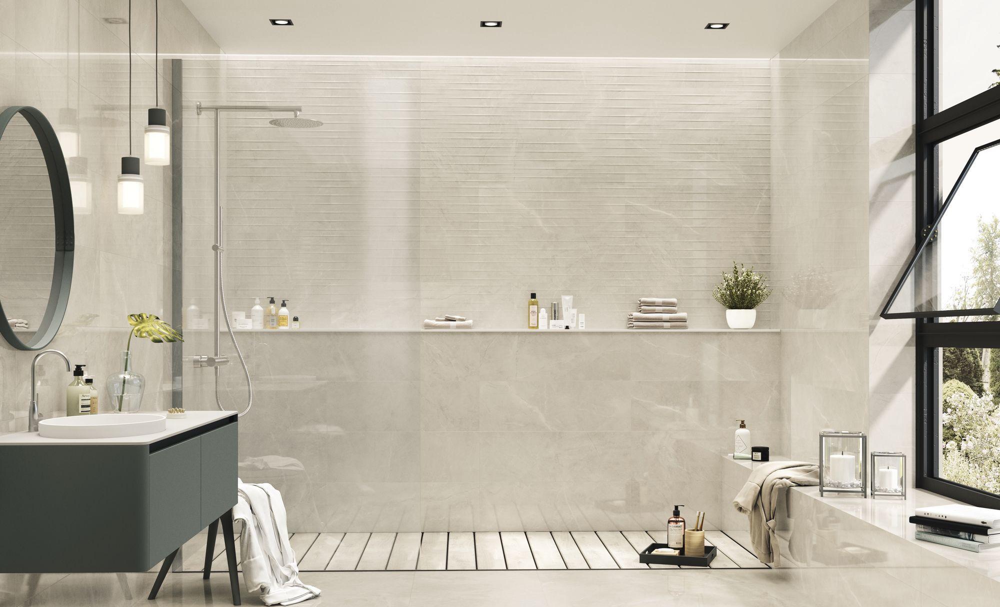 Картинка Atlas Marvel Travertine, Керамогранит, 120x120 см
