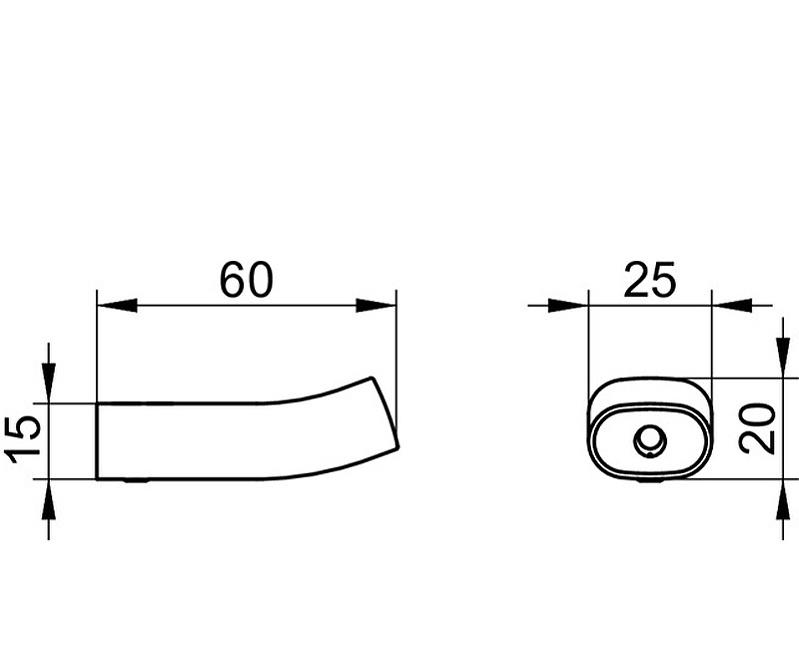 Keuco Edition 400, Крючок, 11514 050000