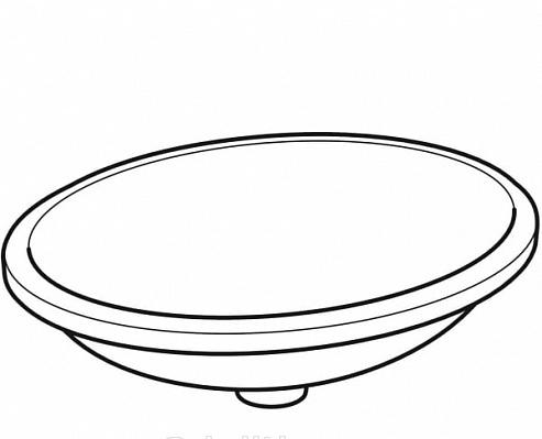 Geberit Variform, Раковина, 500.754.01.2