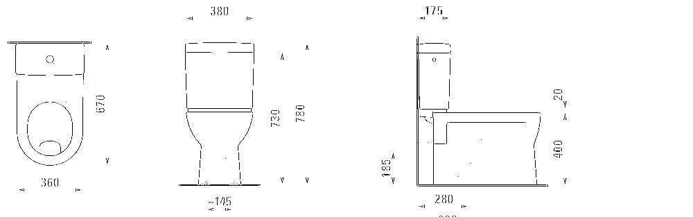 Laufen Pro, Унитаз компакт, 8.2495.9.000.000.1
