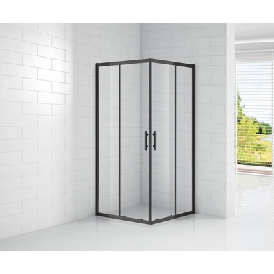 Душевой уголок - Cezares, Eco, 90x90x190 см, ECO-O-A-2-90-C-NERO