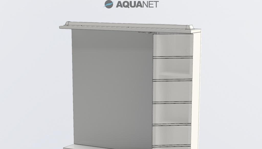 Aquanet Сити, Шкаф-зеркало, ALB0106RDD