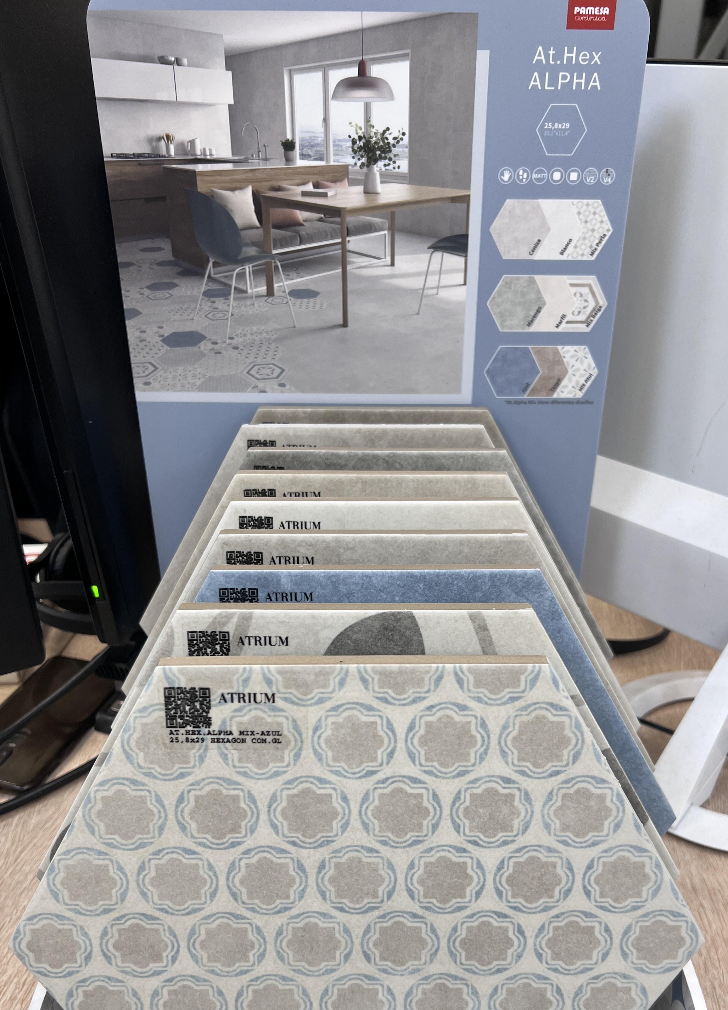 Картинка Pamesa Atrium Alpha, Керамогранит, 25.8x29 см