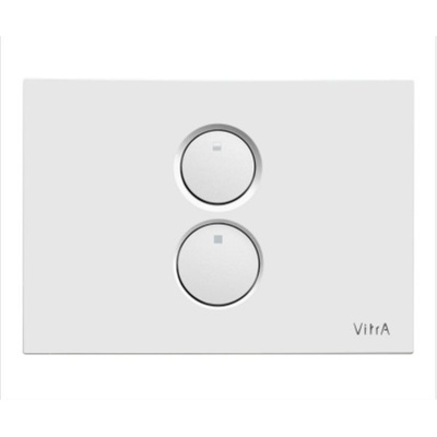 Кнопка смыва - Vitra, Twin, 24.4x0.8x16.5 см, 748-0200