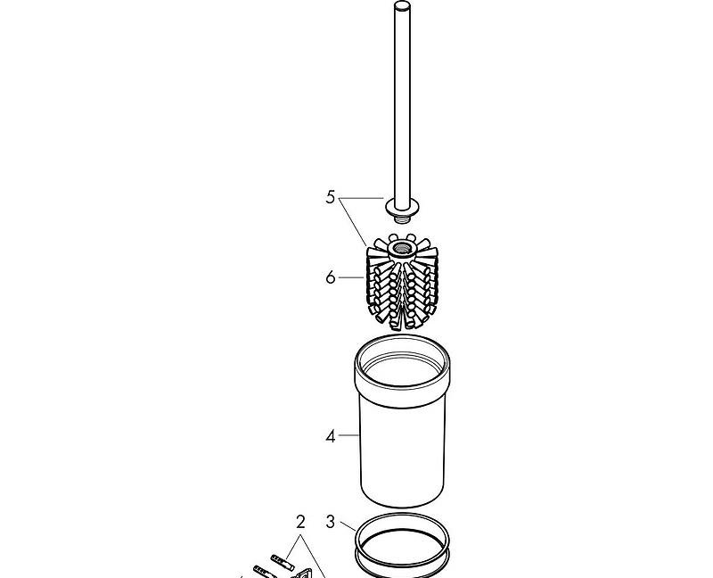 Hansgrohe AddStoris, Ершик, 41752340