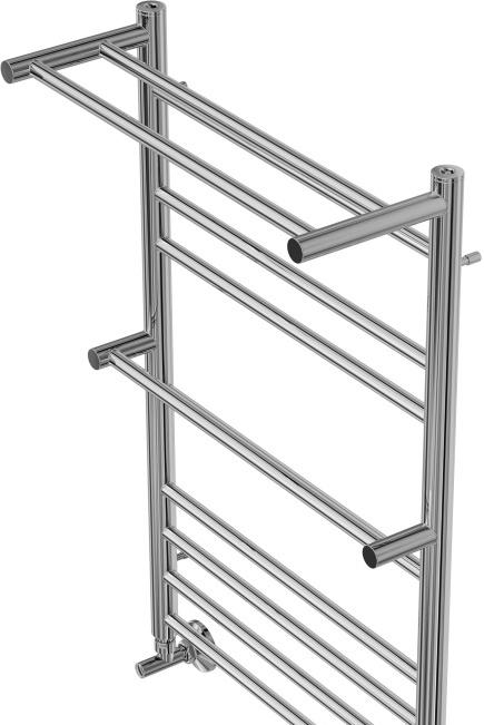 Полотенцесушитель водяной - Aquatek, Альфа, 25.7x50x80 см, AQ RRP1080CH