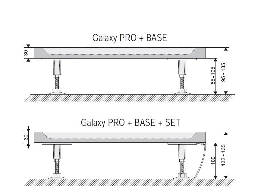 Душевой поддон - Ravak, Elipso Pro, 80x80x3 см, XA244401010