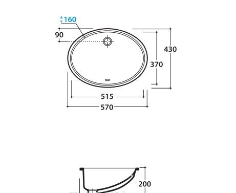 Globo Lavabi d'arredamento, Раковина, VA018.BI