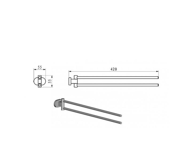 Ravak Chrome, Набор аксессуаров, 70508025
